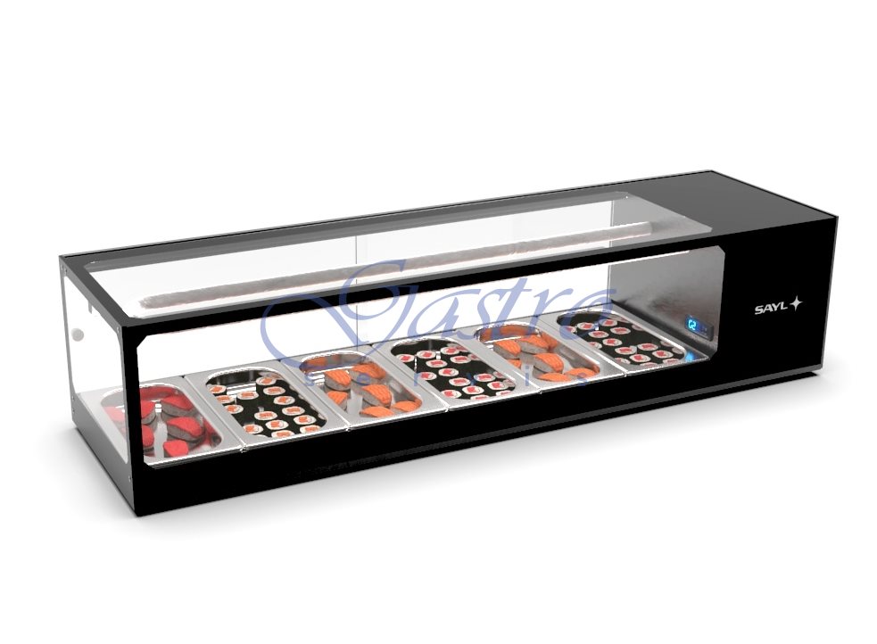 Chladiaca vitrína LOGIC SUSHI  – DOBLE FRIO VTLG6S
